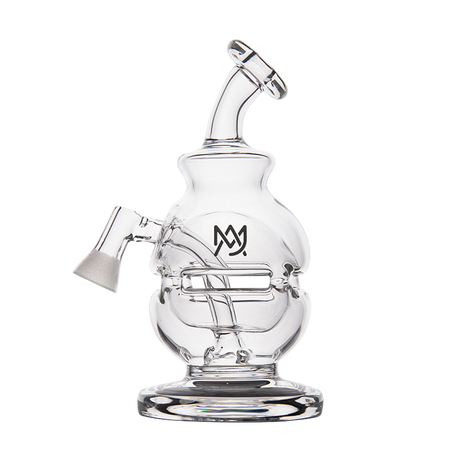 MJ Arsenal Royale Vape Edition dab rig front view with clear glass and compact design