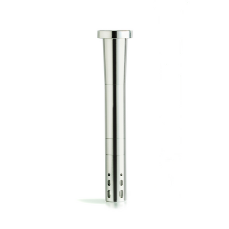 Chill Silver Break Resistant Downstem front view on white background, durable stainless steel