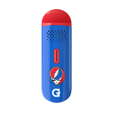 GPEN Dash Vaporizer by Grenco Science, Grateful Dead edition, front view on white background