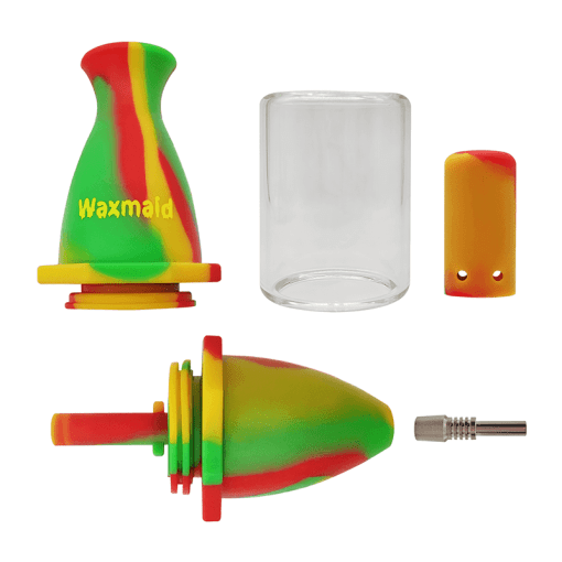 Waxmaid Capsule Nectar Collector Kit with Silicone Glass Body and Accessories