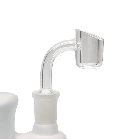 Waxmaid 14mm 90° Quartz Dab Banger Side View on White Background