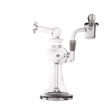 MJ Arsenal Apollo Mini Dab Rig with Banger Hanger, 90 Degree Joint, and Percolator, Front View