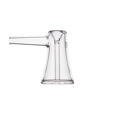 MJ Arsenal Vulkan Bubbler - Clear Glass Front View on Seamless White Background