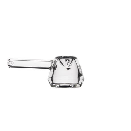 MJ Arsenal Kettle Hand Pipe - Clear Glass - Compact Design - Front View