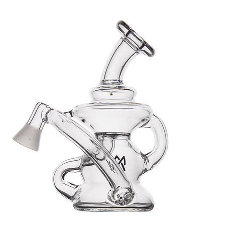 MJ Arsenal Hydra Vape Edition mini dab rig, clear glass with side-mounted mouthpiece