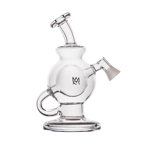 MJ Arsenal Atlas Vape Edition mini dab rig front view with clear glass and compact design