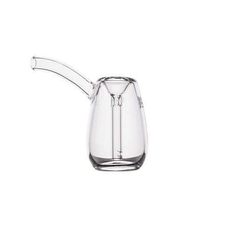 MJ Arsenal Bulb Mini Bubbler - 100% Borosilicate Glass, Front View on White Background