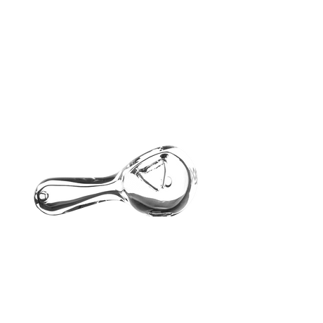 MJ Arsenal Pioneer Hand Pipe - Clear Glass - Top View with Deep Bowl