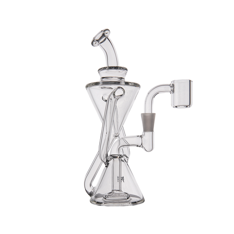 MJ Arsenal Time Turner Mini Dab Rig with Quartz Bucket - Compact Design, Front View
