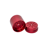 Stacheproductswholesale Grynder (N.Y.A.G) 4 Piece in red, top view with open compartments