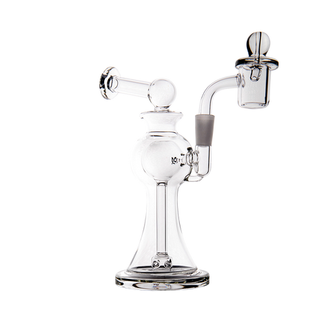 MJ Arsenal Apollo Mini Dab Rig with Puck Perc, 10mm Female Joint, Portable 7" Height