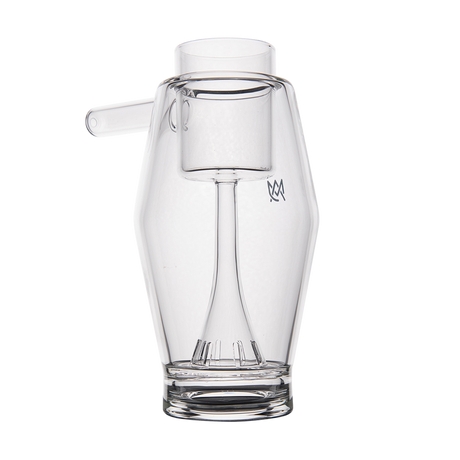 MJ Arsenal Proxy Bubbler made of Borosilicate Glass, Front View on Seamless White Background