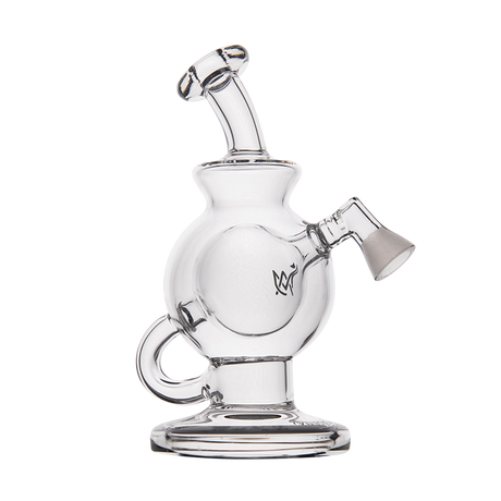 MJ Arsenal Atlas Mini Rig side view, compact and portable with MJ logo