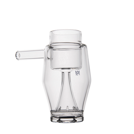 MJ Arsenal Proxy Bubbler Mini, compact glass dab rig with sleek design, front view on white background
