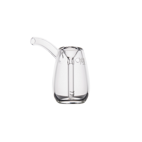 MJ Arsenal Bulb Mini Bubbler in Durable Borosilicate Glass, Compact for Easy Portability - Front View