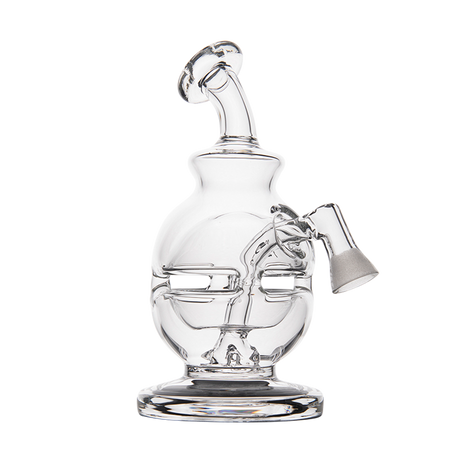 MJ Arsenal Royale Vape Edition compact e-rig with quartz banger, clear glass, front view on white background
