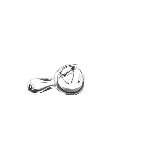 MJ Arsenal Pioneer Hand Pipe - Classic Style, Clear Glass, Top View