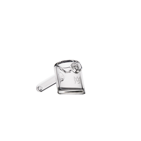 MJ Arsenal Kickstand Hand Pipe with clear glass design and compact size for easy handling