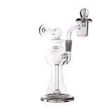 Apollo Mini Dab Rig by MJ Arsenal - Clear Borosilicate Glass with 90 Degree Banger Hanger