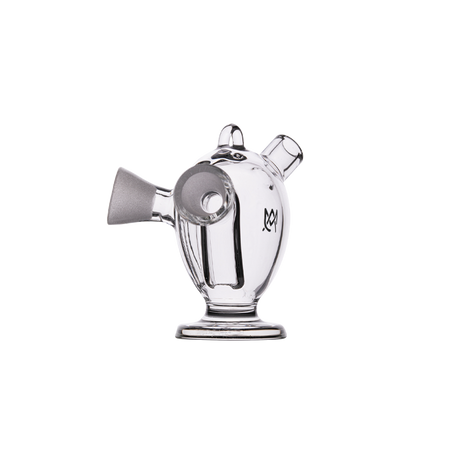 MJ Arsenal Dubbler Original Double Bubbler, compact borosilicate glass, front view on white