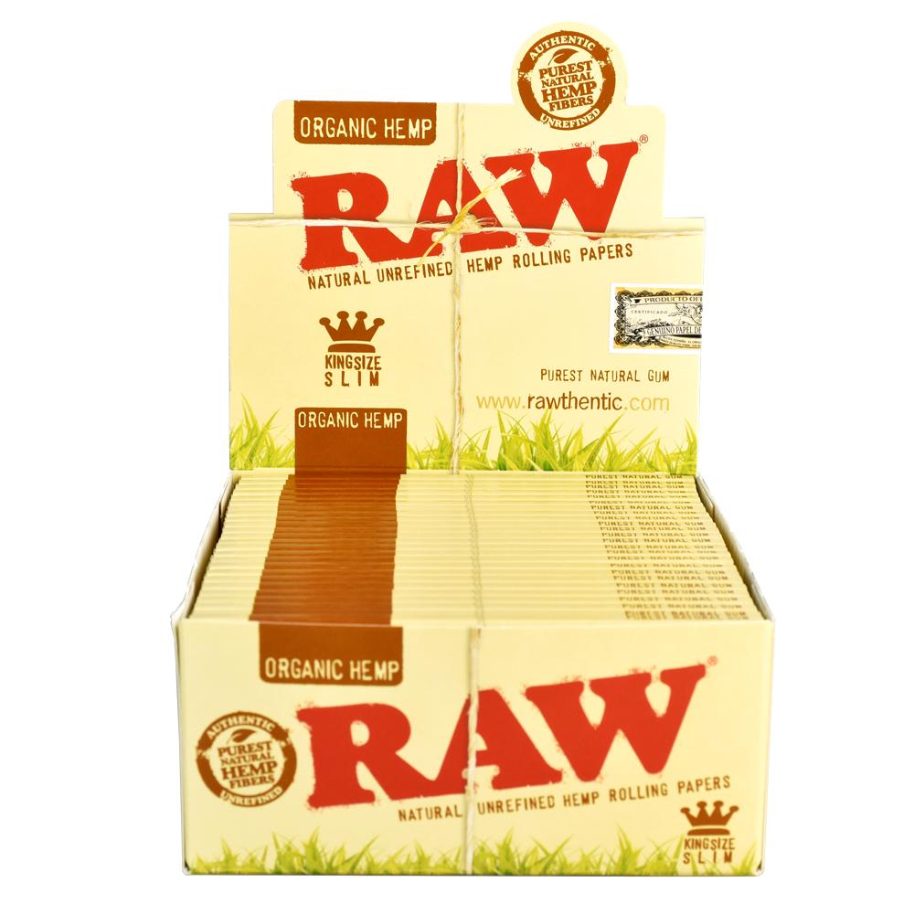 Hemp Paper Label RAW Organic Hemp Rolling Papers 1 1/4 - 24-Pack – DankGeek