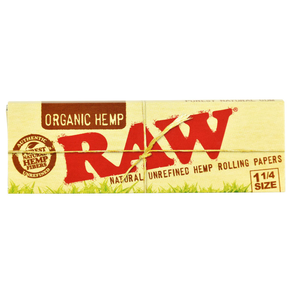 Hemp Paper Label RAW Organic Hemp Rolling Papers 1 1/4 - 24-Pack – DankGeek