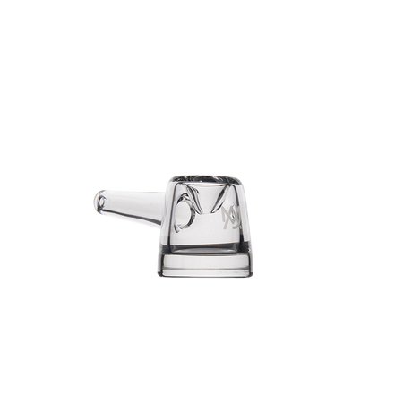MJ Arsenal Deco Hand Pipe - Compact Clear Glass with Front View
