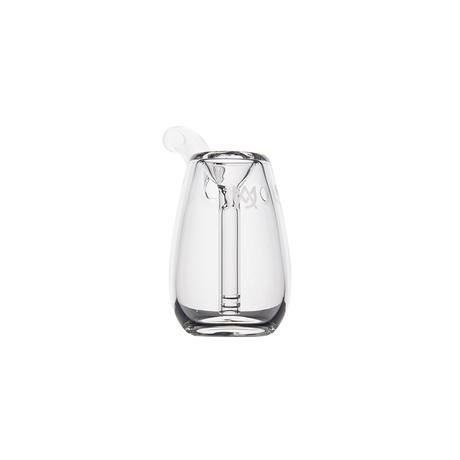 MJ Arsenal Bulb Mini Portable Bubbler, 100% Borosilicate Glass, Front View on White Background