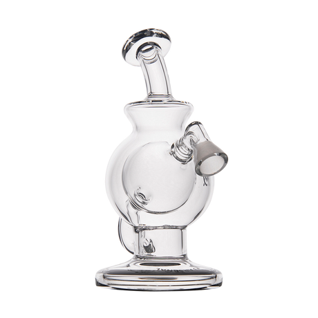 MJ Arsenal Atlas Vape Edition compact dab rig with quartz banger, front view on white