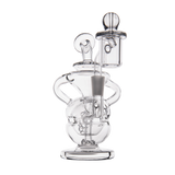 MJ Arsenal Infinity Mini Dab Rig with Banger Hanger and Recycler Design - Front View