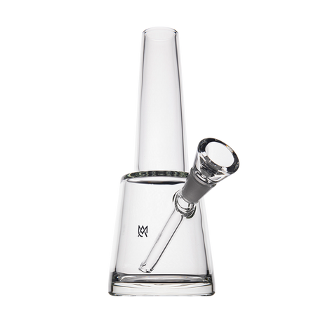 MJ Arsenal Summit Borosilicate Glass Bong with 14mm Joint - Front View on Seamless White