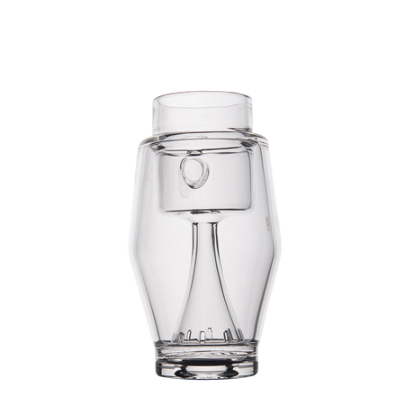 MJ Arsenal Proxy Bubbler Mini - Compact Clear Glass Dab Rig with Glass-on-Glass Connection