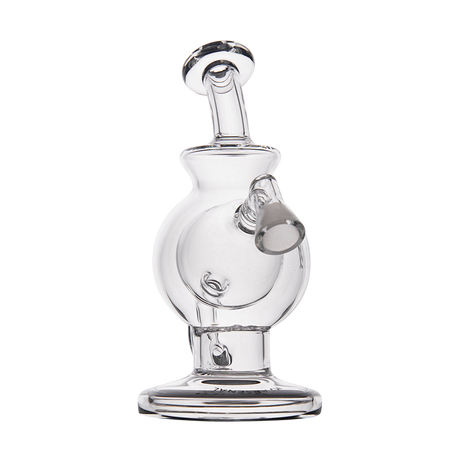 MJ Arsenal Atlas Vape Edition mini dab rig with quartz banger, front view on seamless white background