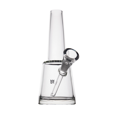 MJ Arsenal Summit Premium Glass Bong with Reinforced 14mm Joint - Clear Front View