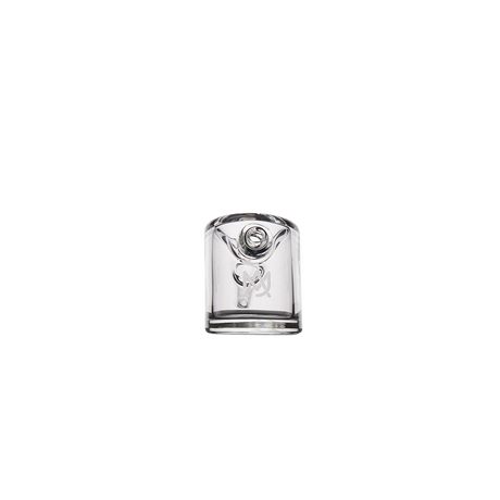 MJ Arsenal Kickstand Hand Pipe - Compact Clear Glass with Front View