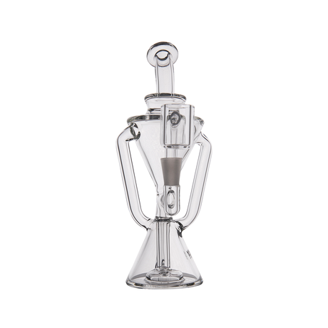 MJ Arsenal Time Turner Mini Dab Rig featuring Quartz Bucket, Compact Design, Front View