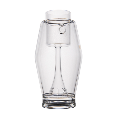 MJ Arsenal Proxy Bubbler front view, clear borosilicate glass with reinforced base for stability