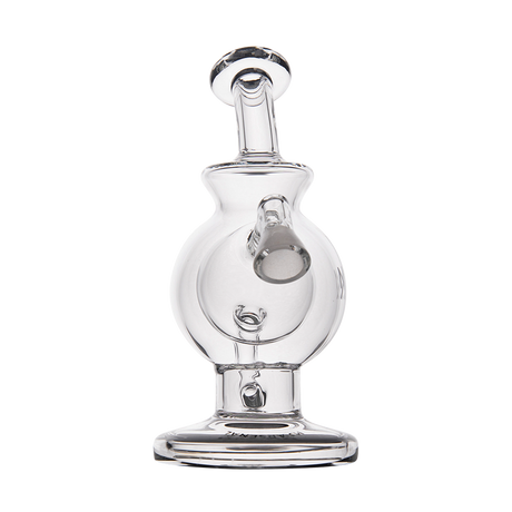 MJ Arsenal Atlas Vape Edition mini dab rig with clear glass design front view on a white background