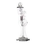 MJ Arsenal Apollo Mini Dab Rig with puck perc, 7" compact borosilicate glass, 90-degree joint