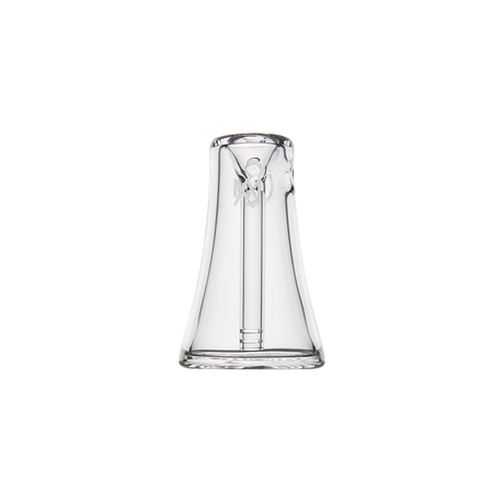 MJ Arsenal Vulkan Bubbler - Clear Glass Compact Water Pipe Front View