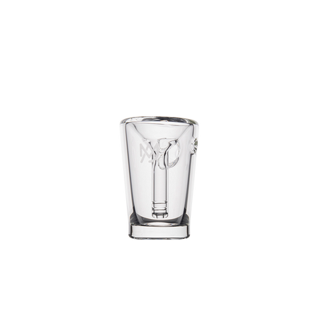 MJ Arsenal Basin Compact Bubbler - High-Quality Borosilicate Glass, Front View on Seamless White Background