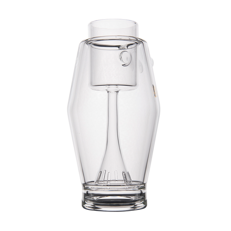 MJ Arsenal Proxy Bubbler for dabbing, high-quality borosilicate glass, front view on seamless white background
