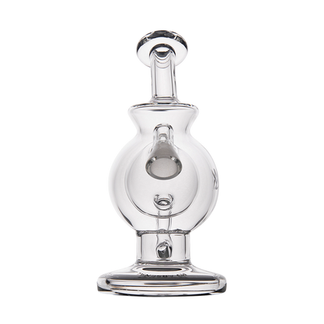 MJ Arsenal Atlas Vape Edition dab rig with clear glass, front view on a white background