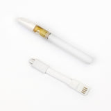 Helio Supply Full Ceramic Disposable Pen with USB Charger on White Background