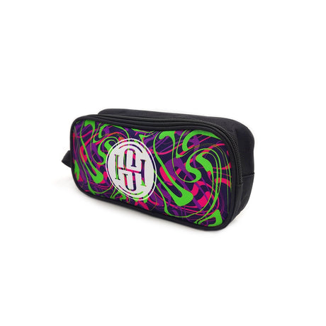 High Society Limited Edition Stash Case - Front View with Psychedelic Pattern