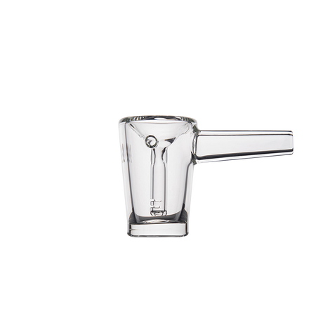 MJ Arsenal Basin Compact Bubbler front view, 100% Borosilicate Glass with Advanced Water Filtration
