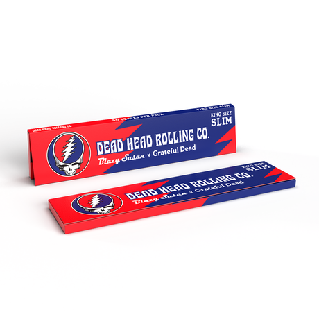 Blazy Susan x Grateful Dead King Size Slim Rolling Papers with iconic branding
