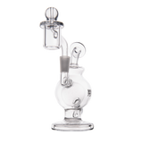 MJ Arsenal Atlas Mini Dab Rig with Double Ball Design and Honeycomb Percolation, 5" Tall