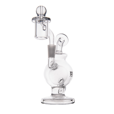 MJ Arsenal Atlas Mini Dab Rig with Double Ball Design and Honeycomb Percolation, 5" Tall
