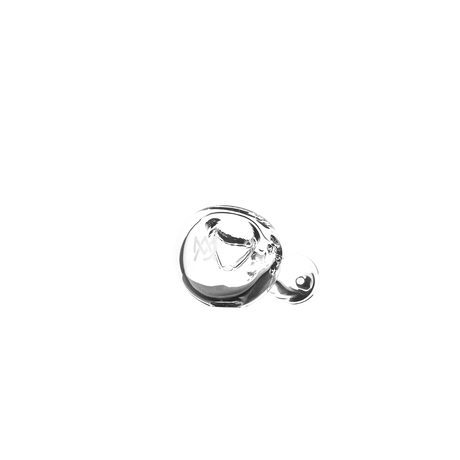 MJ Arsenal Pioneer Hand Pipe - Clear Glass Top View on White Background